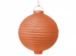 Lampion na baterky - oranžový